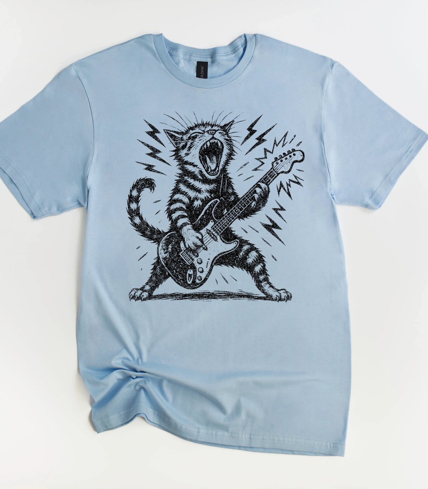 Rock And Roll Cat T-Shirt