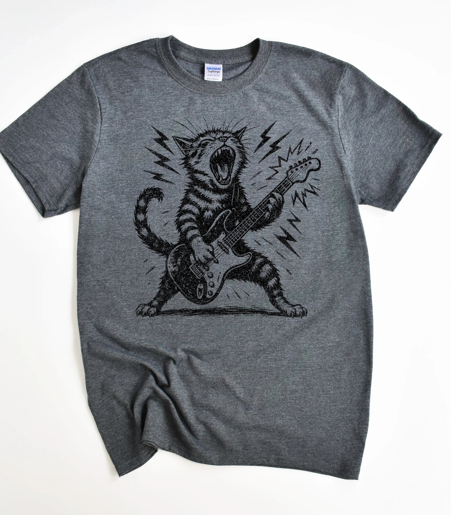 Rock And Roll Cat T-Shirt
