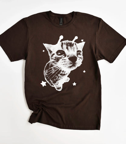 Y2K Alien Cat T-Shirt