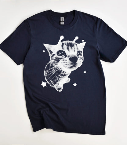 Y2K Alien Cat T-Shirt