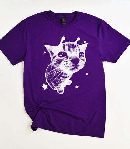 Y2K Alien Cat T-Shirt