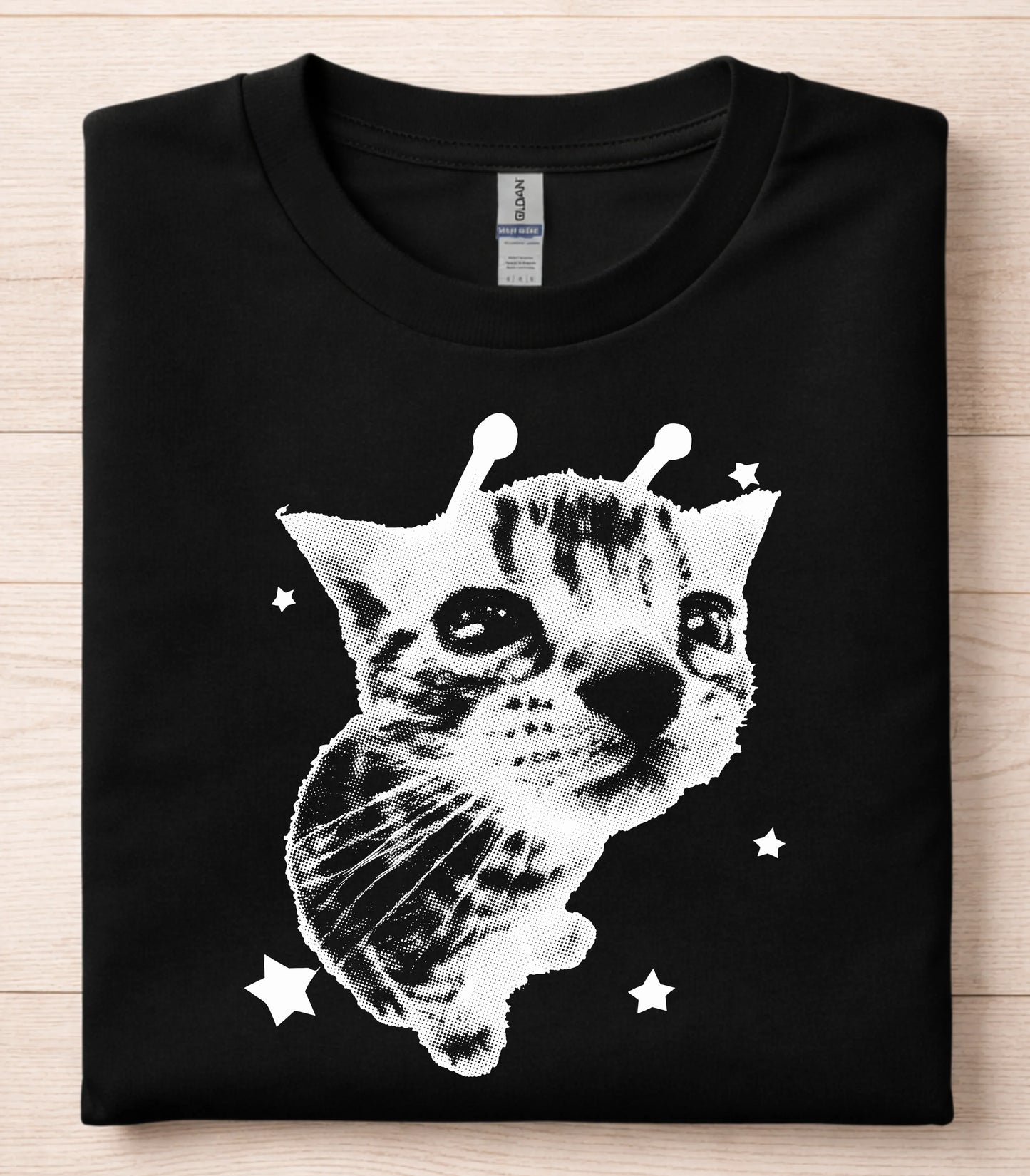 Y2K Alien Cat T-Shirt