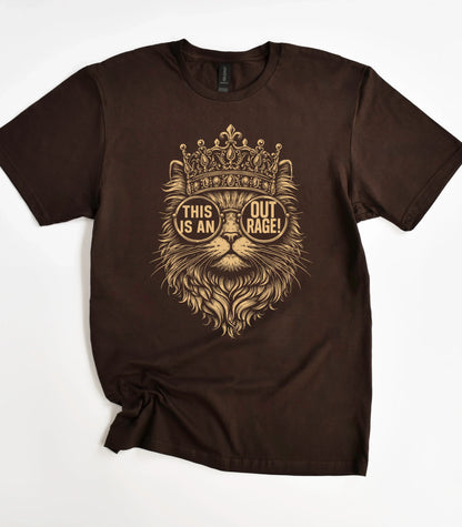 This Is An Outrage Cat T-Shirt