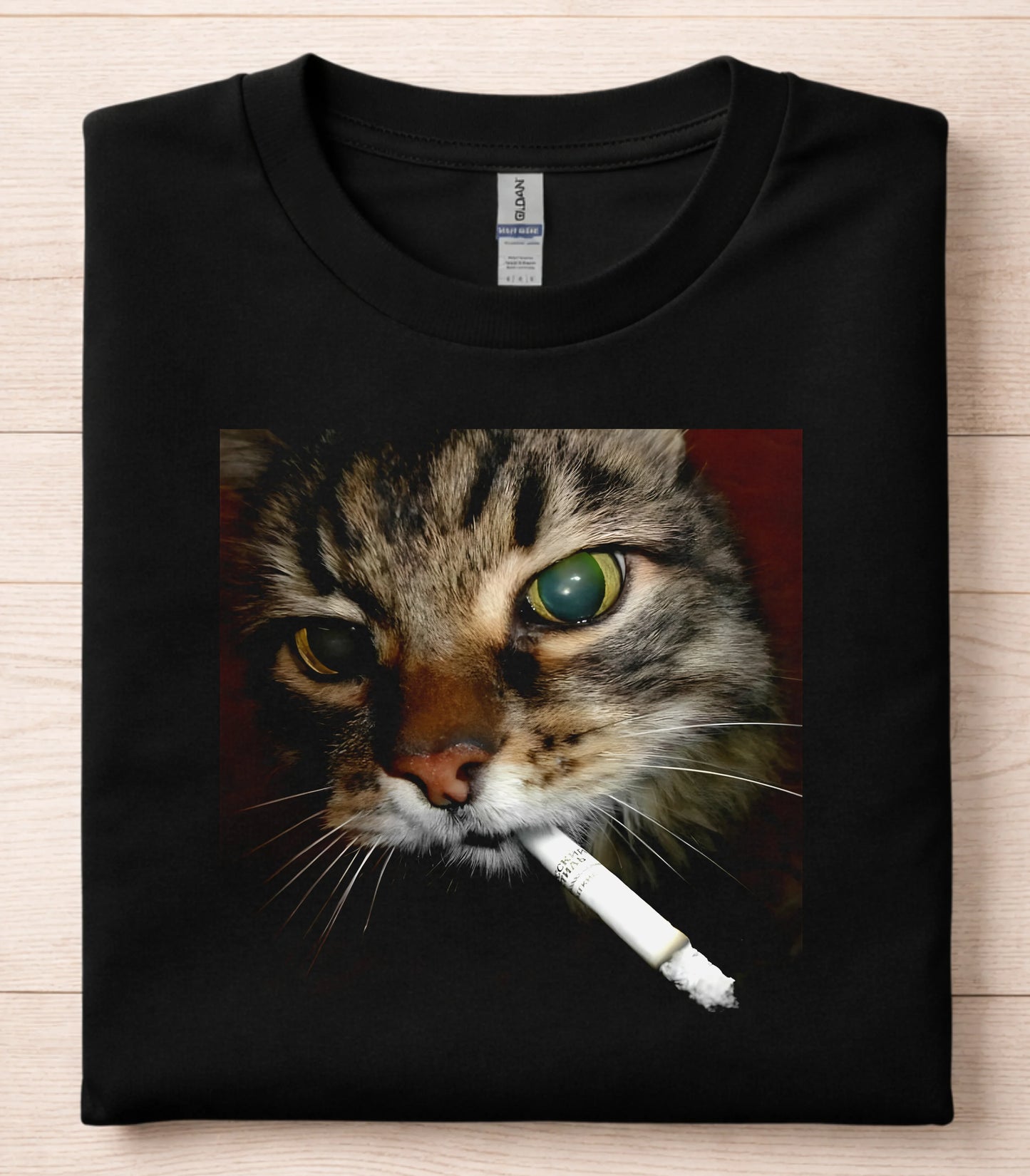 Cat Smoking T-Shirt