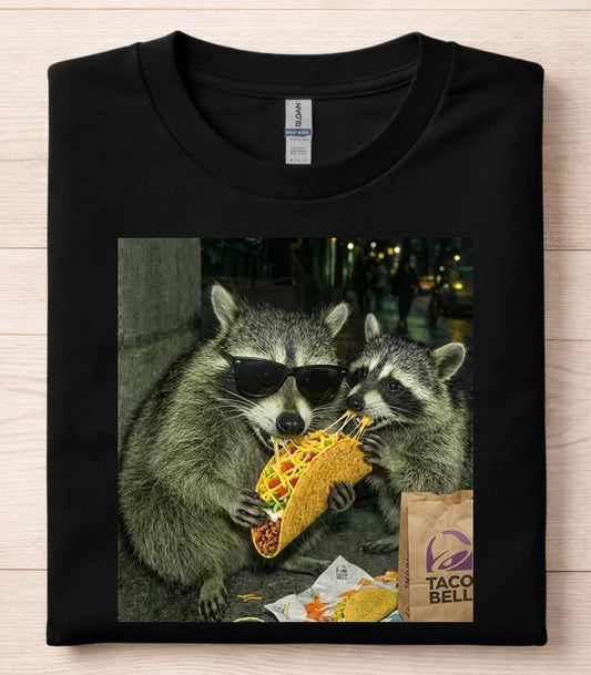 Raccoon Eating Tacos T-Shirt