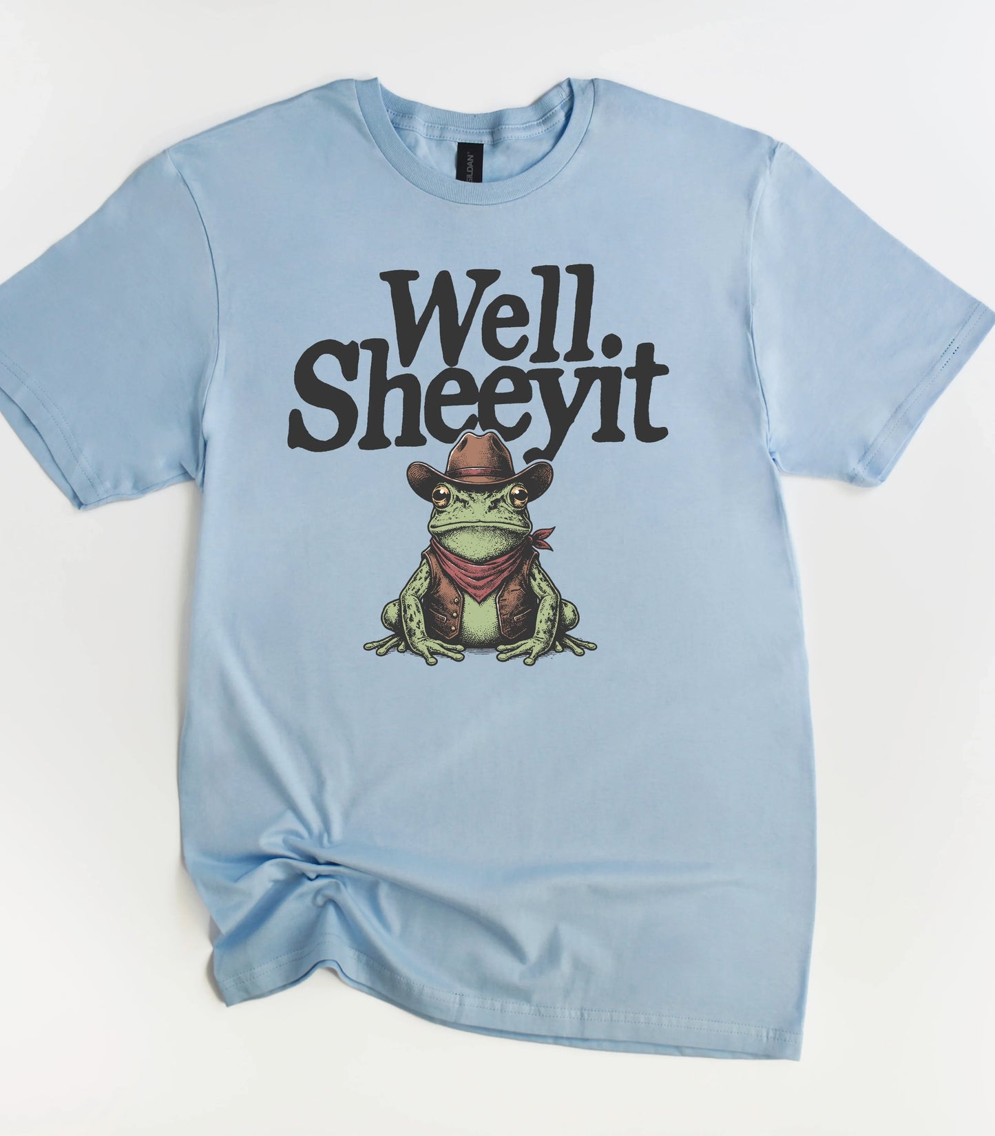 Well Sheeyit Country Western Frog T-Shirt