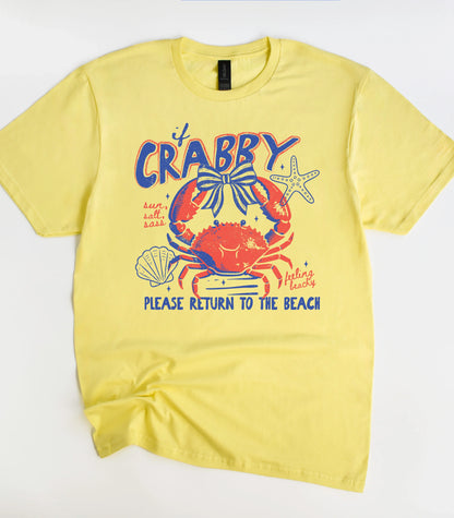 If Crabby Return To Beach T-Shirt