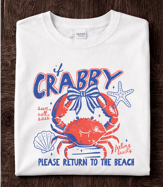 If Crabby Return To Beach T-Shirt