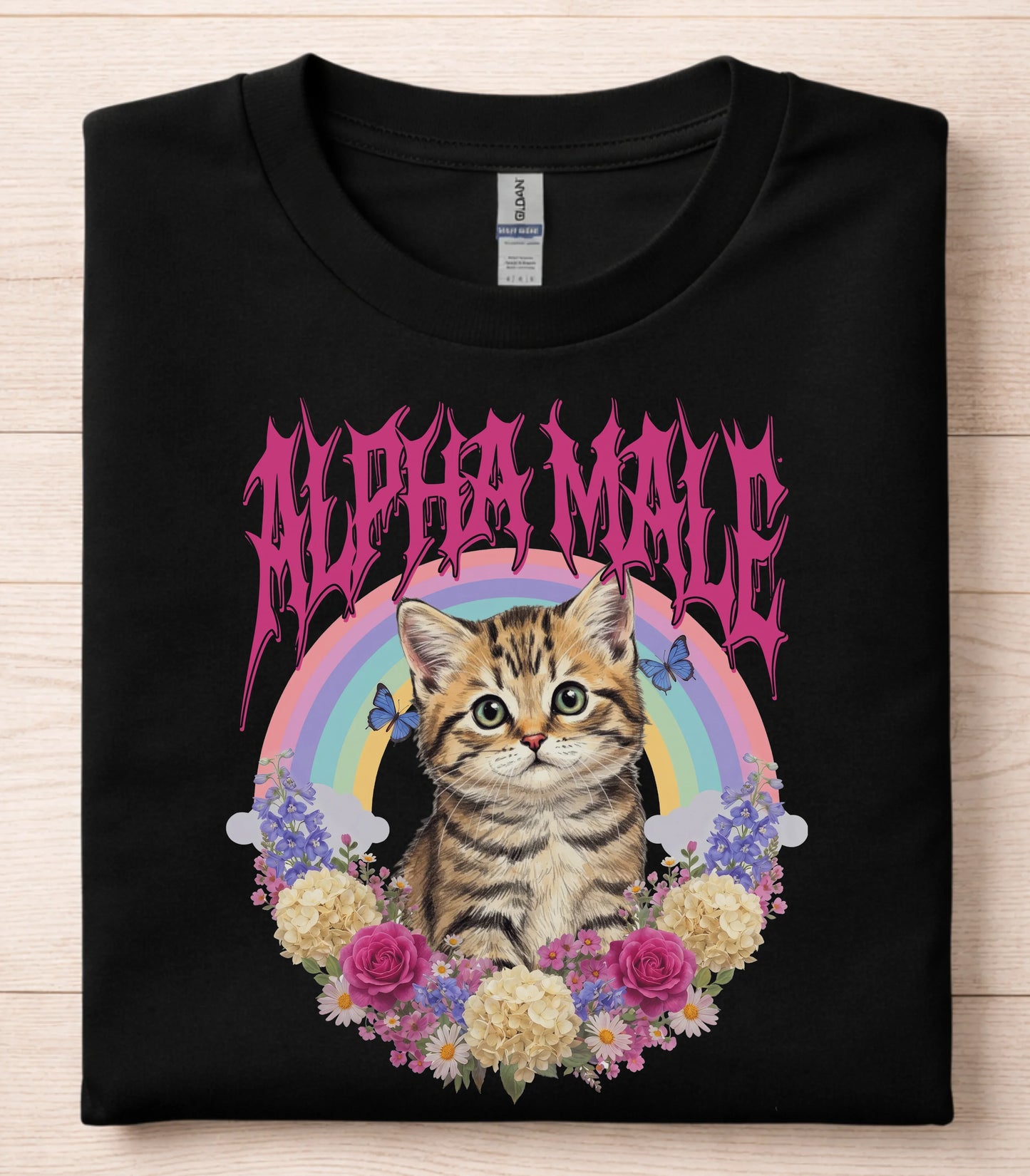 Alpha Male Funny Kitten T-Shirt