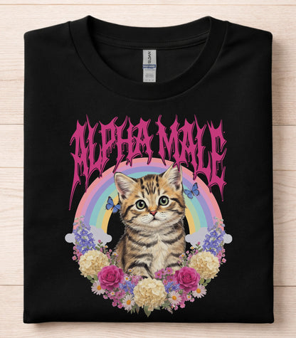 Alpha Male Funny Kitten T-Shirt