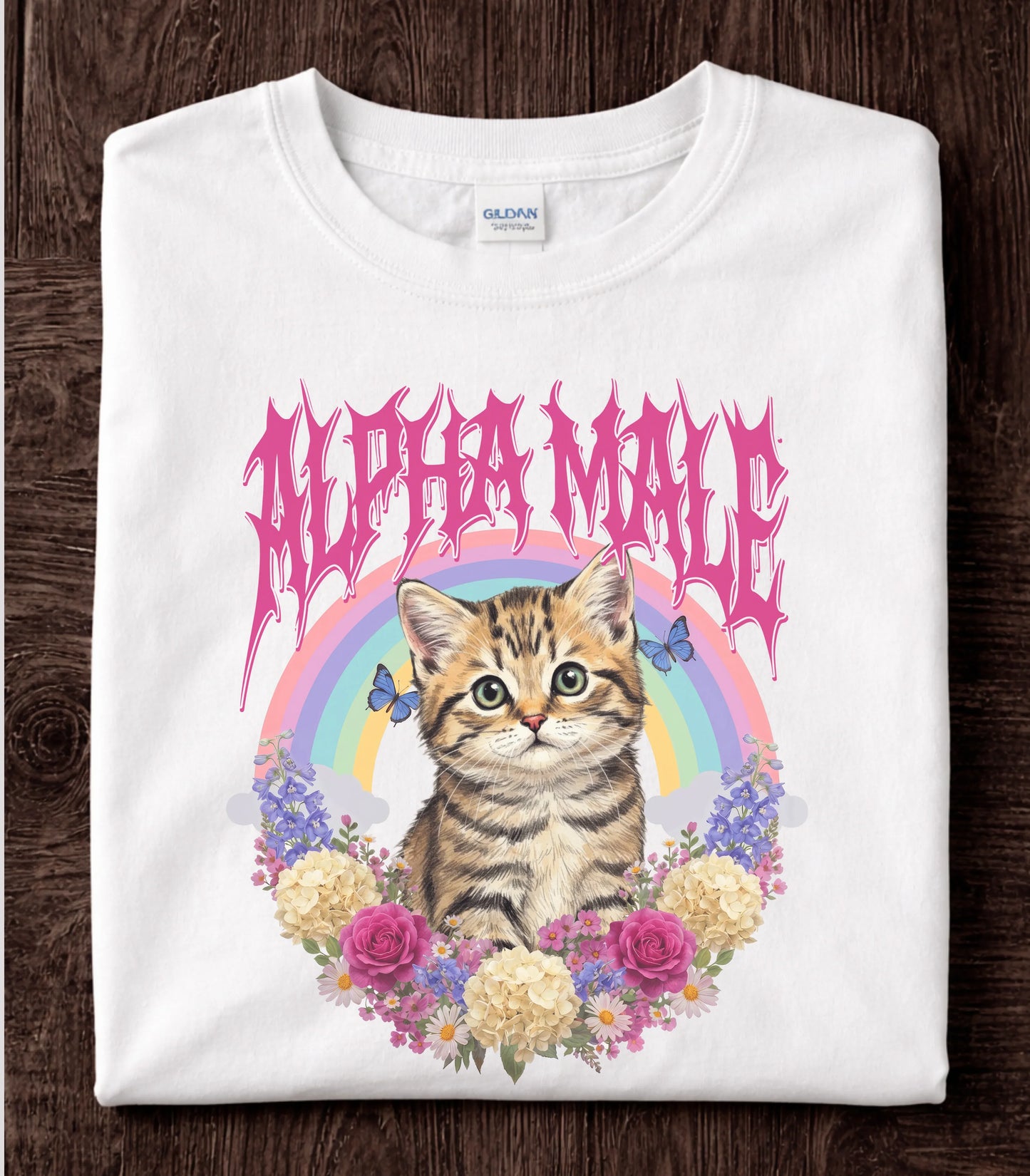 Alpha Male Funny Kitten T-Shirt
