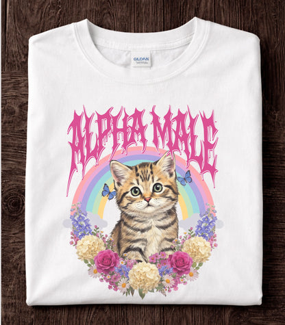 Alpha Male Funny Kitten T-Shirt