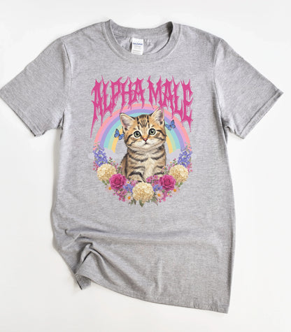 Alpha Male Funny Kitten T-Shirt