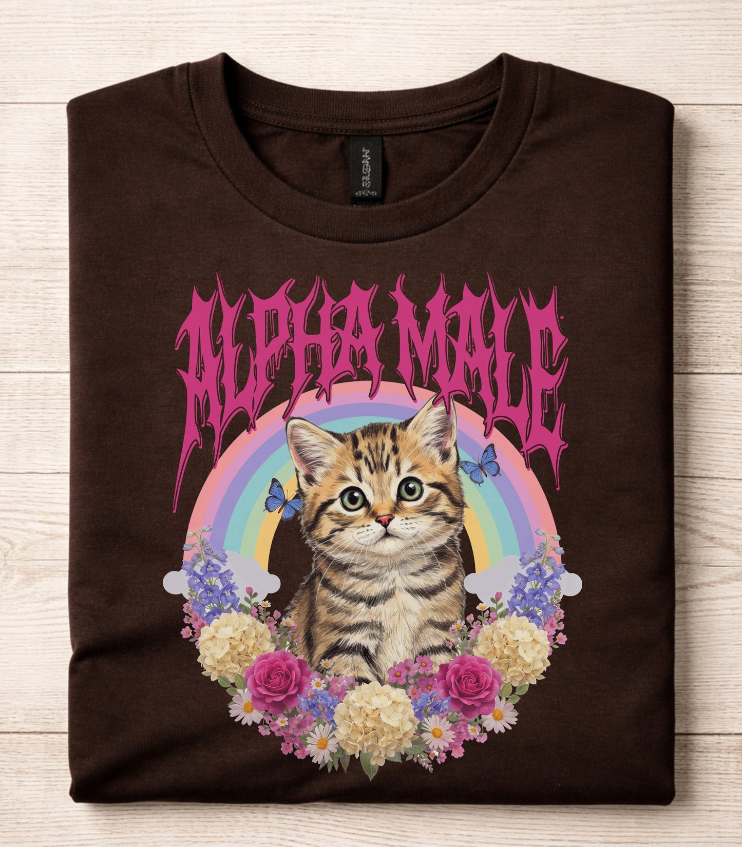 Alpha Male Funny Kitten T-Shirt