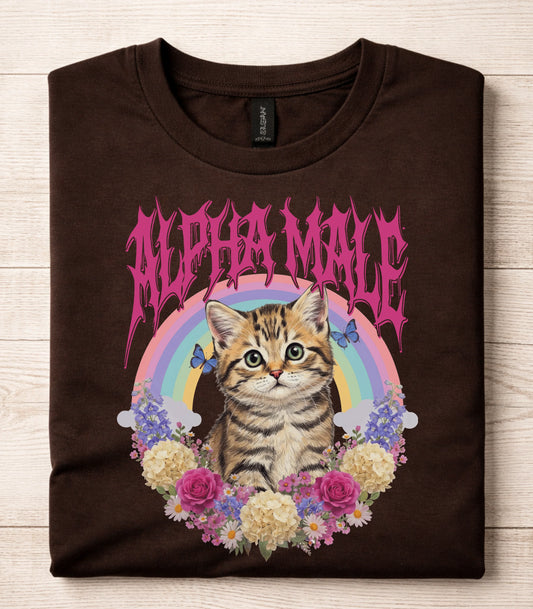 Alpha Male Funny Kitten T-Shirt