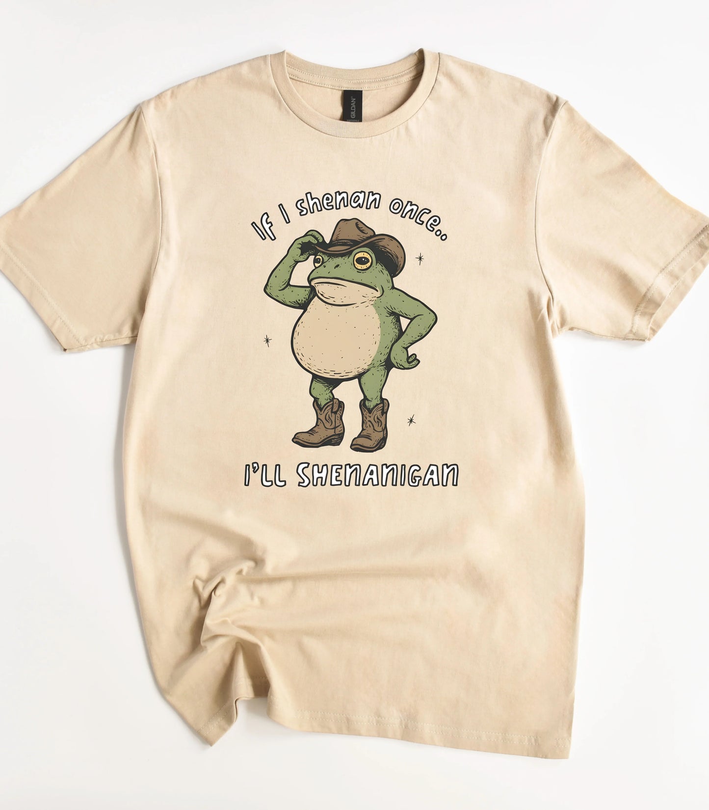 If I Shenan Once I'll Shenanigan Frog T-Shirt