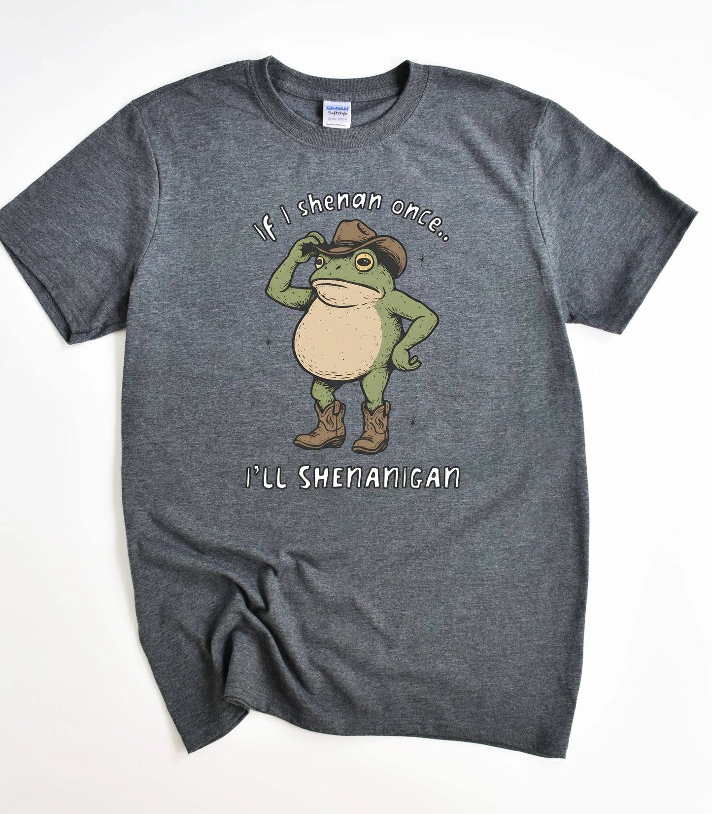 If I Shenan Once I'll Shenanigan Frog T-Shirt