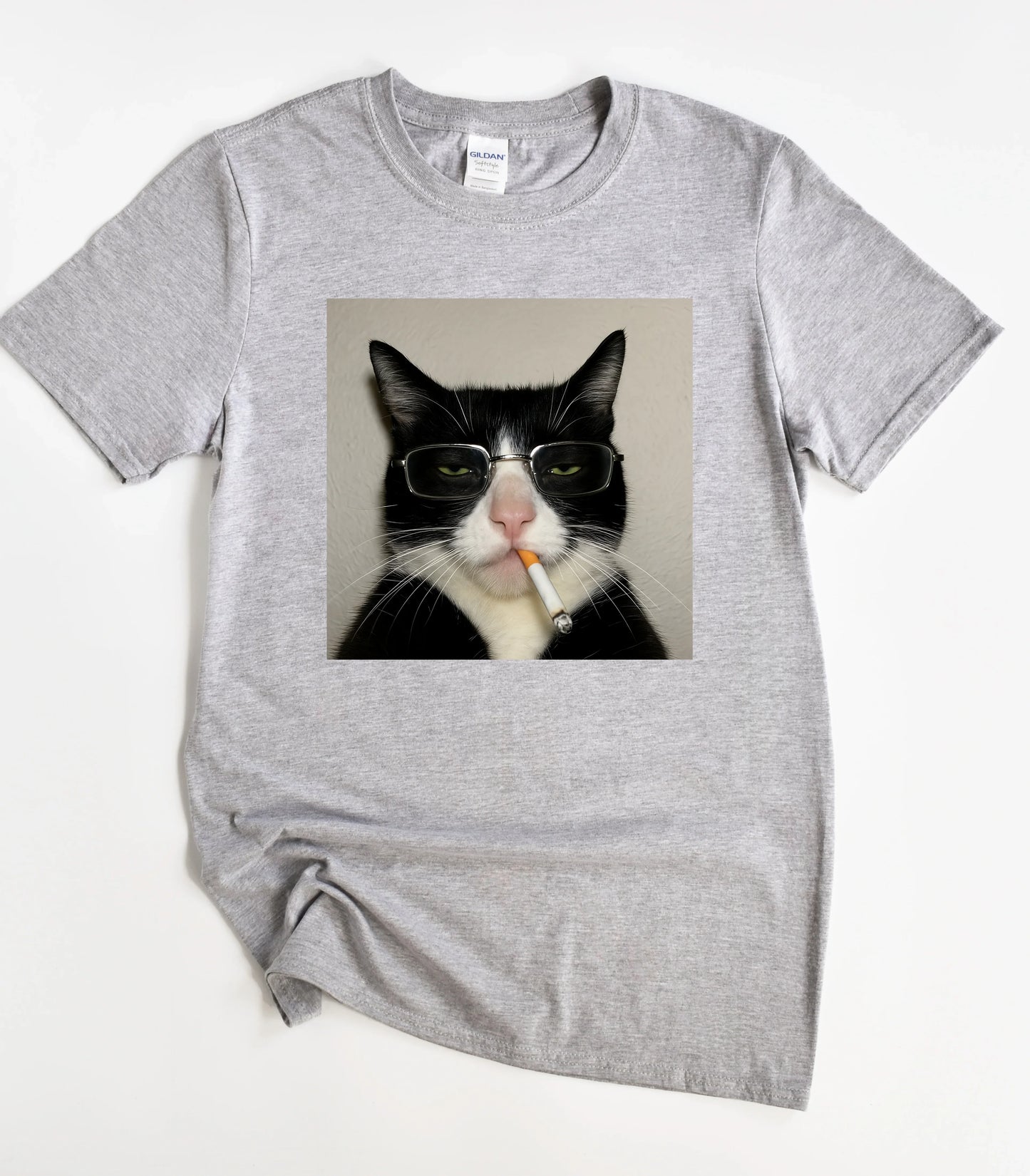 Funny Cat Smoking Meme Shirt