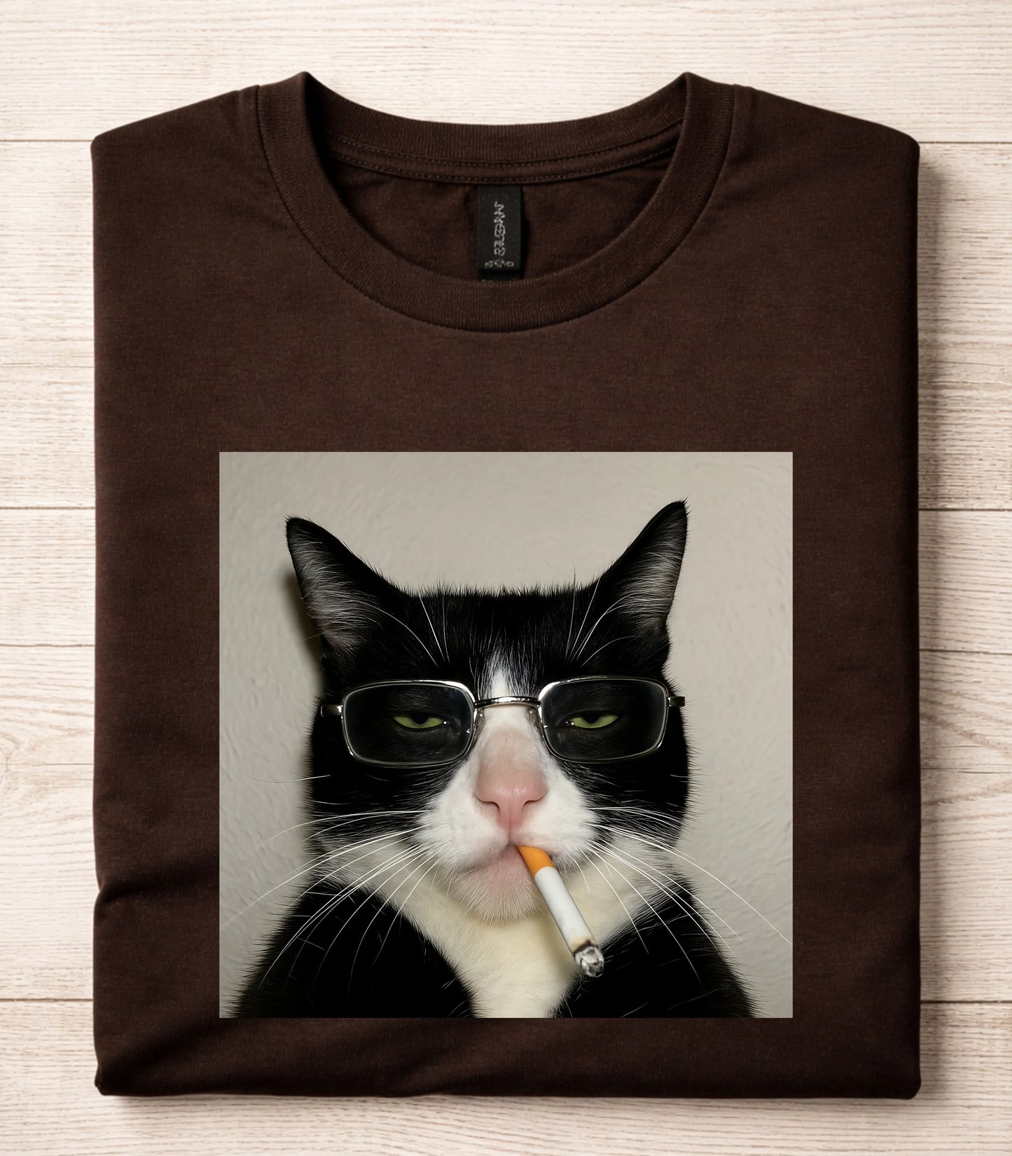 Funny Cat Smoking Meme Shirt