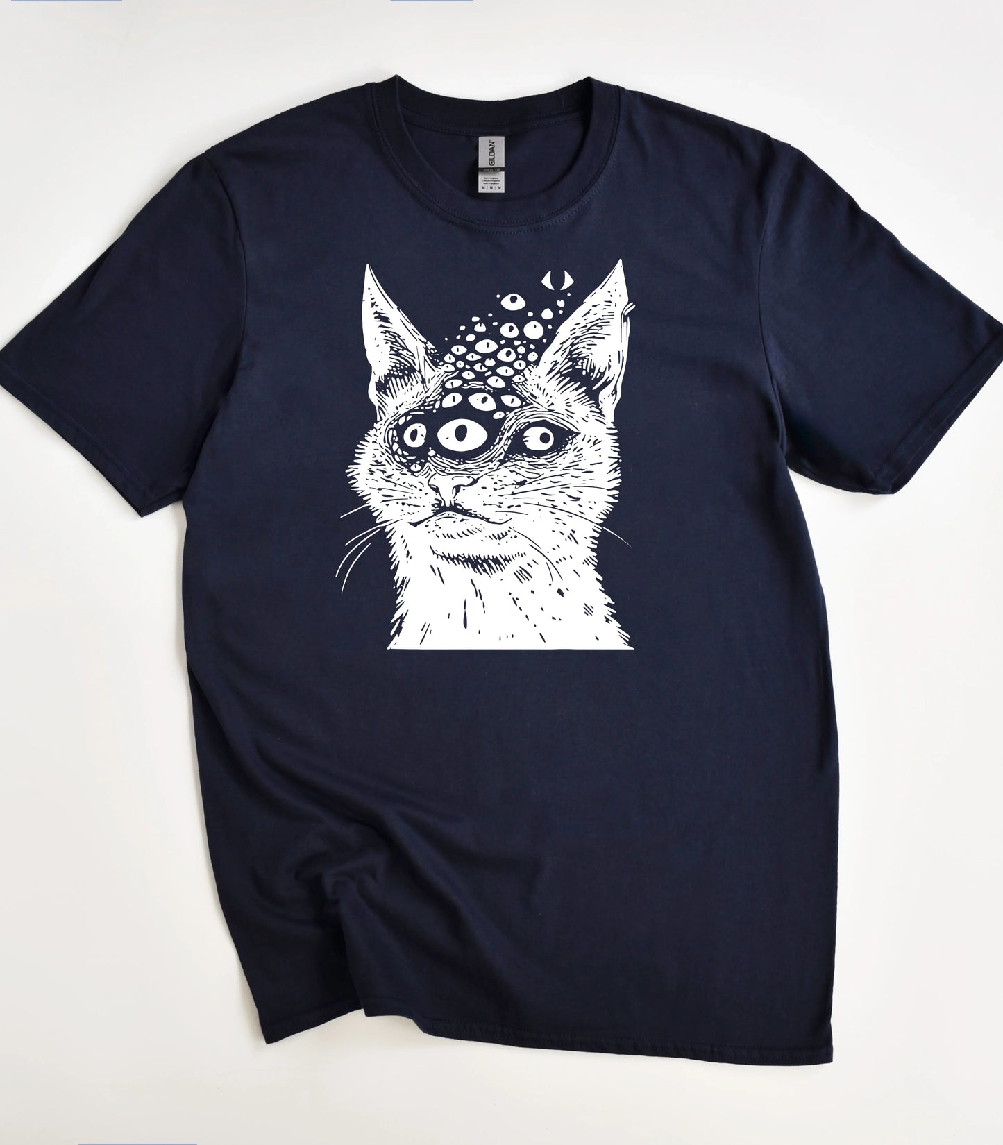 Weirdcore Dark Cat T-Shirt