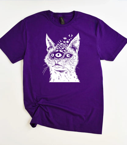Weirdcore Dark Cat T-Shirt
