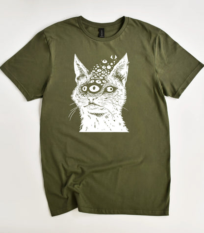 Weirdcore Dark Cat T-Shirt