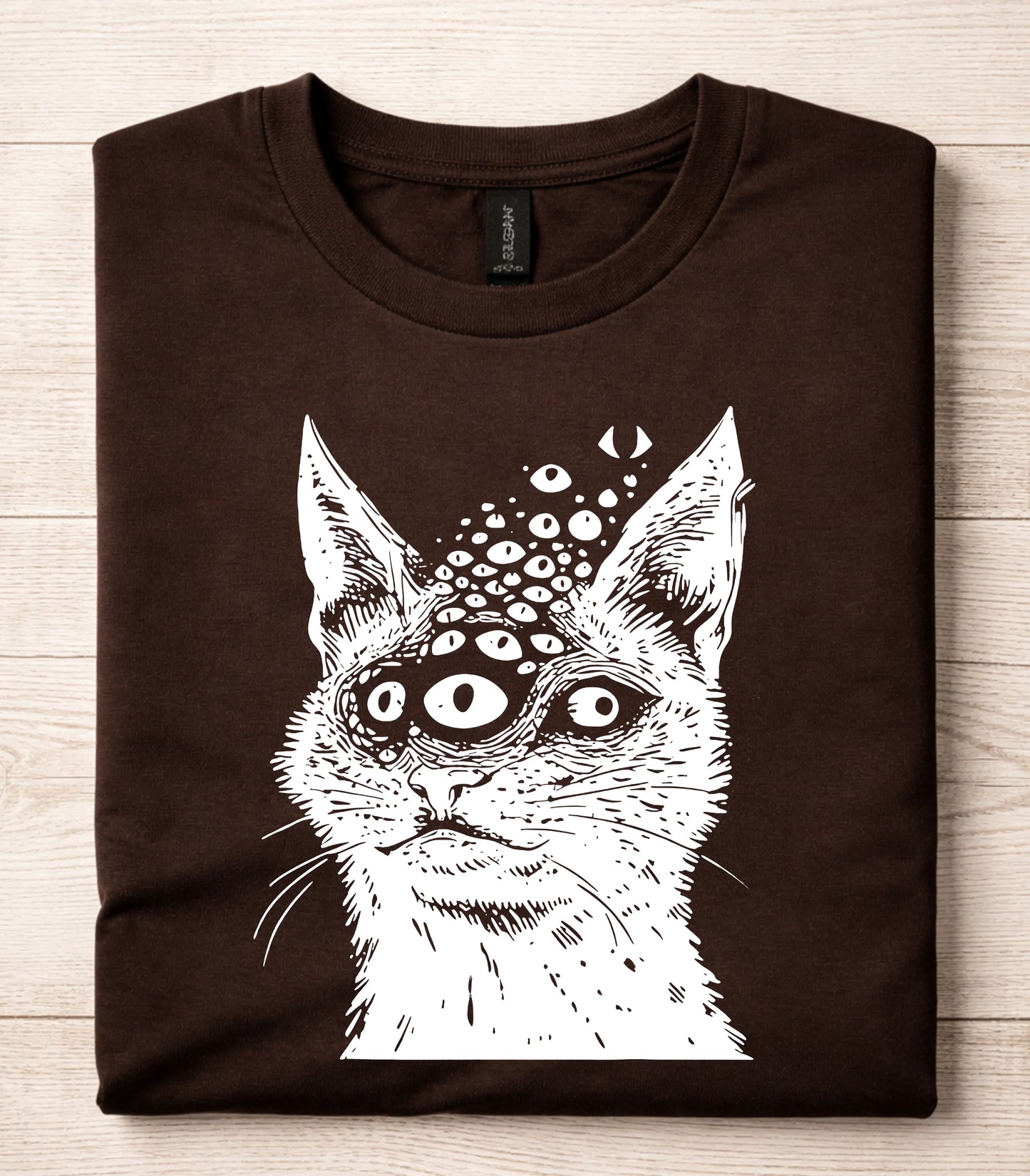 Weirdcore Dark Cat T-Shirt