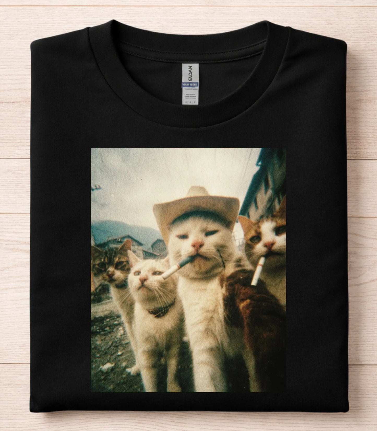 Smoking Cats T-Shirt