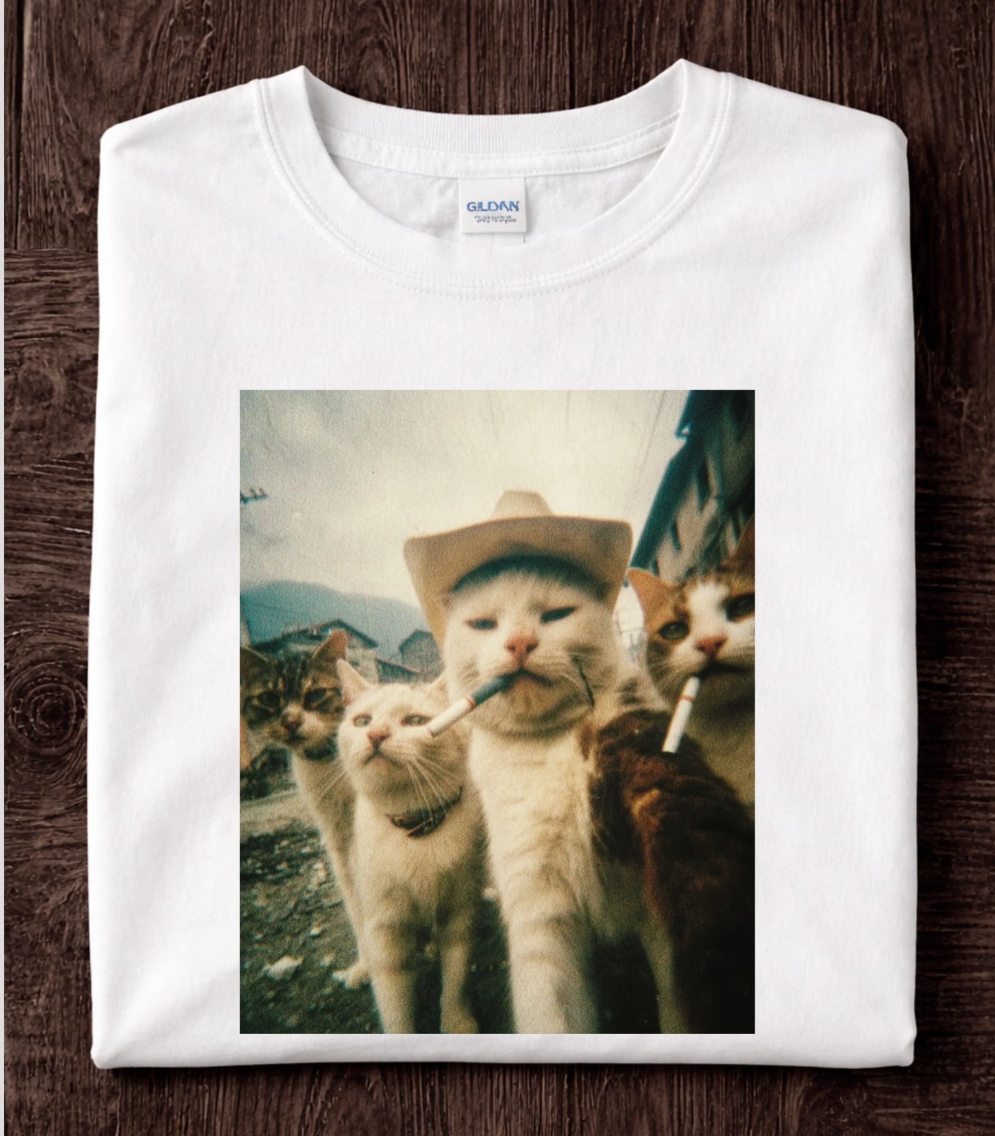 Smoking Cats T-Shirt