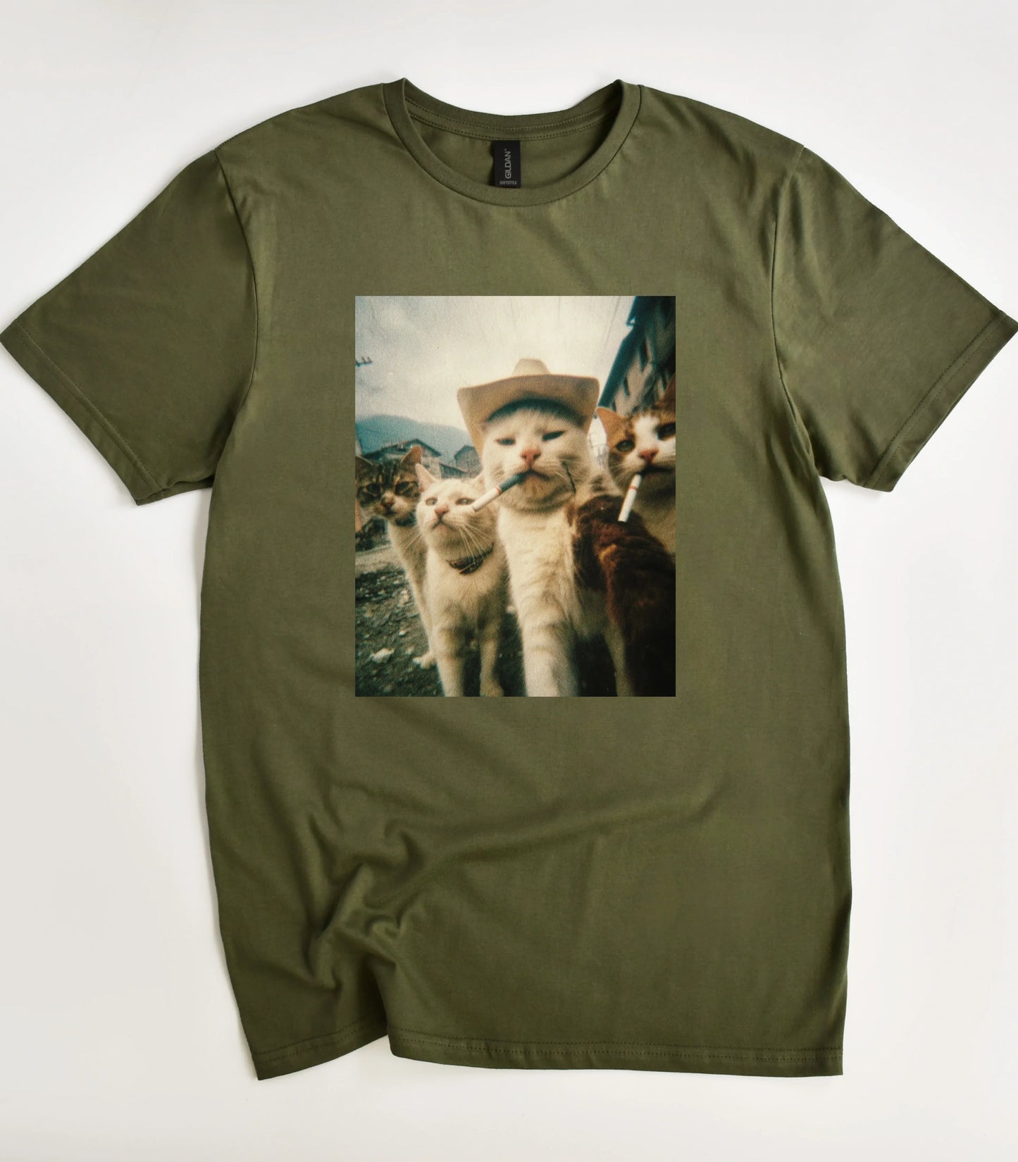 Smoking Cats T-Shirt