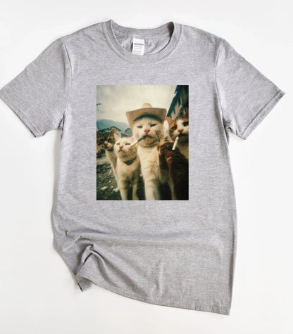 Smoking Cats T-Shirt