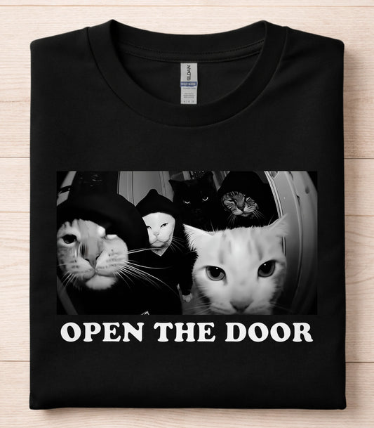 Open The Door Cat Gang T-Shirt