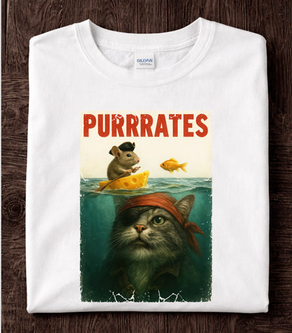 Purrates Cat T-Shirt