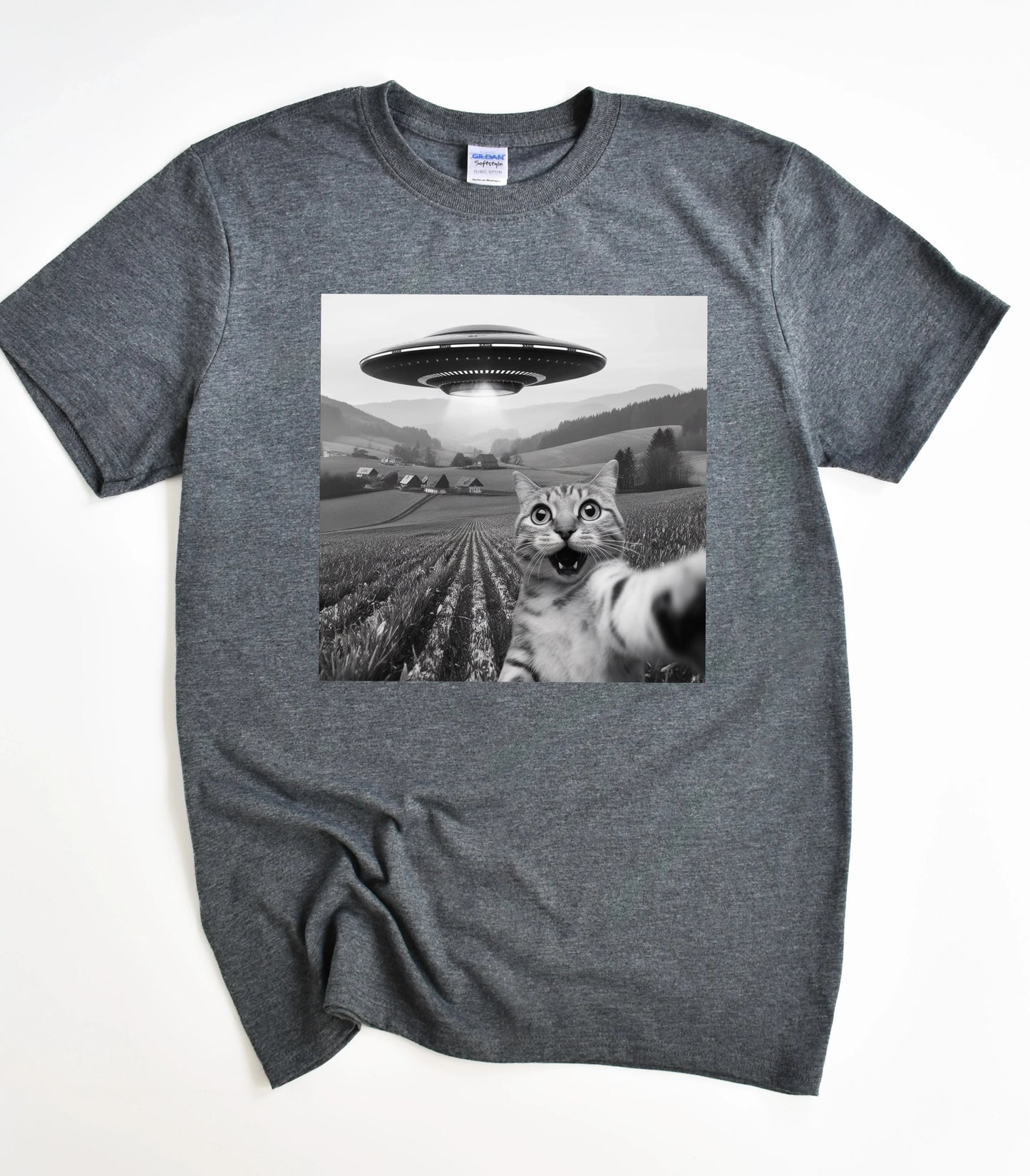 UFO Cool Cat Selfie Shirt