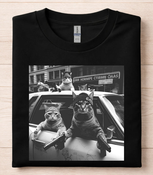 Funny Cat Gang T-Shirt