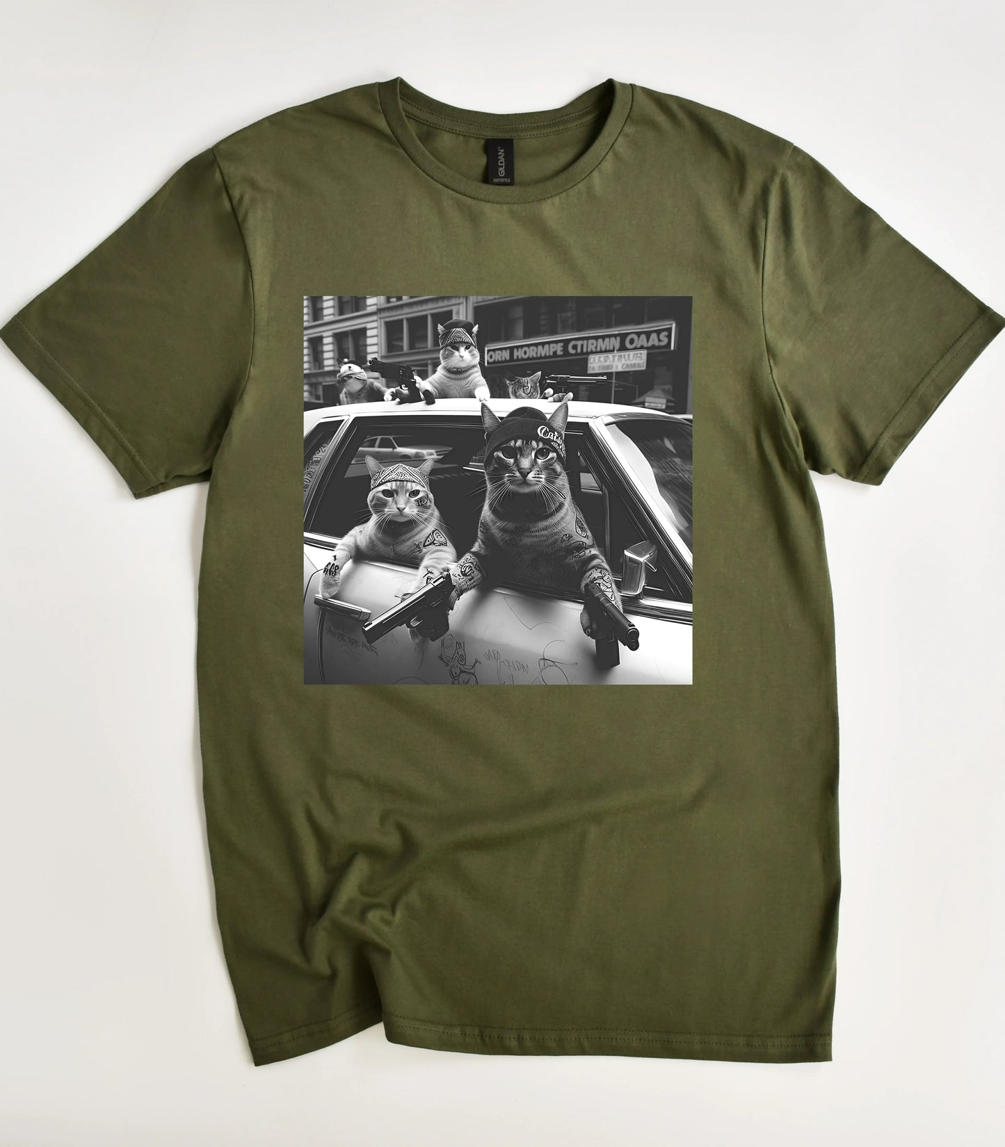 Funny Cat Gang T-Shirt