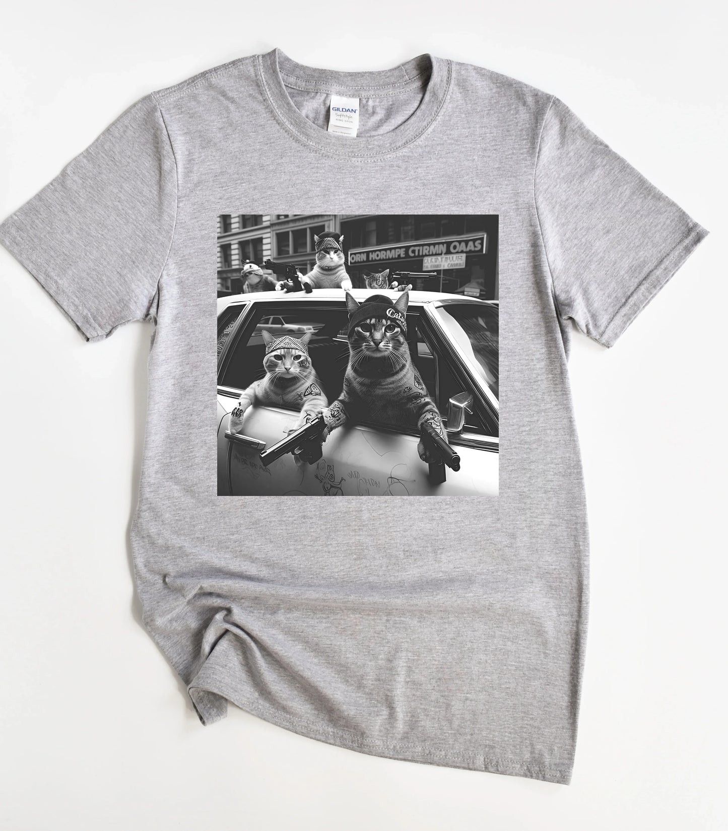 Funny Cat Gang T-Shirt