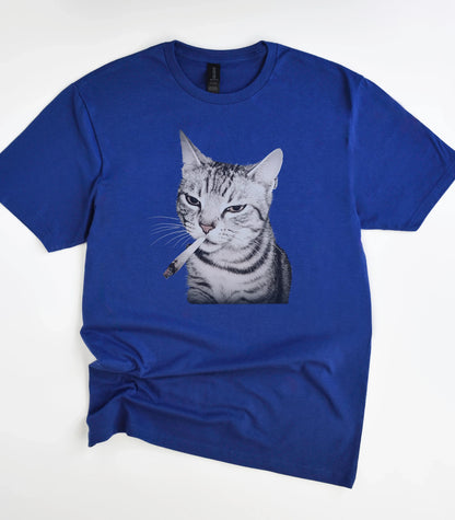 Cigarette Cat T-Shirt
