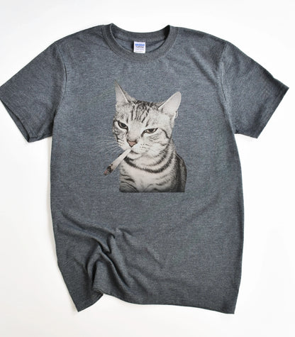 Cigarette Cat T-Shirt