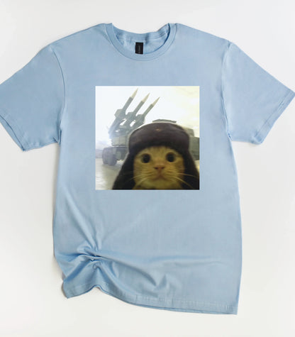 Funny Army Cat T-Shirt