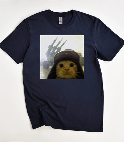 Funny Army Cat T-Shirt