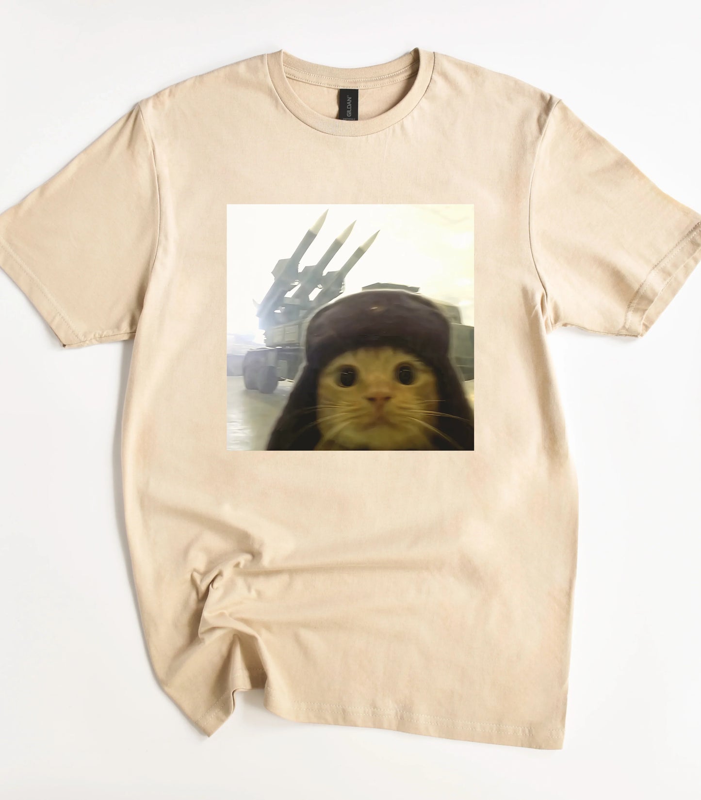 Funny Army Cat T-Shirt