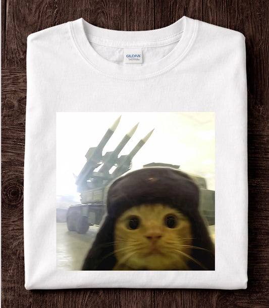 Funny Army Cat T-Shirt