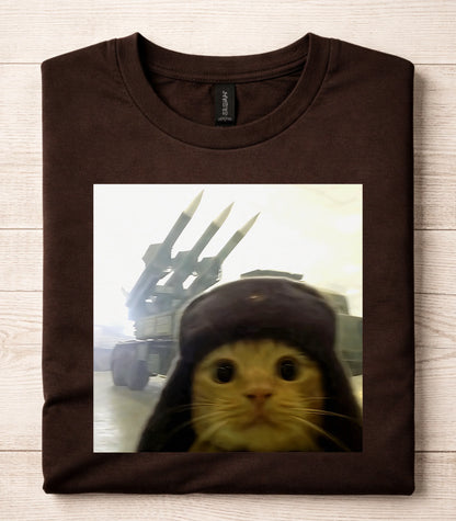 Funny Army Cat T-Shirt
