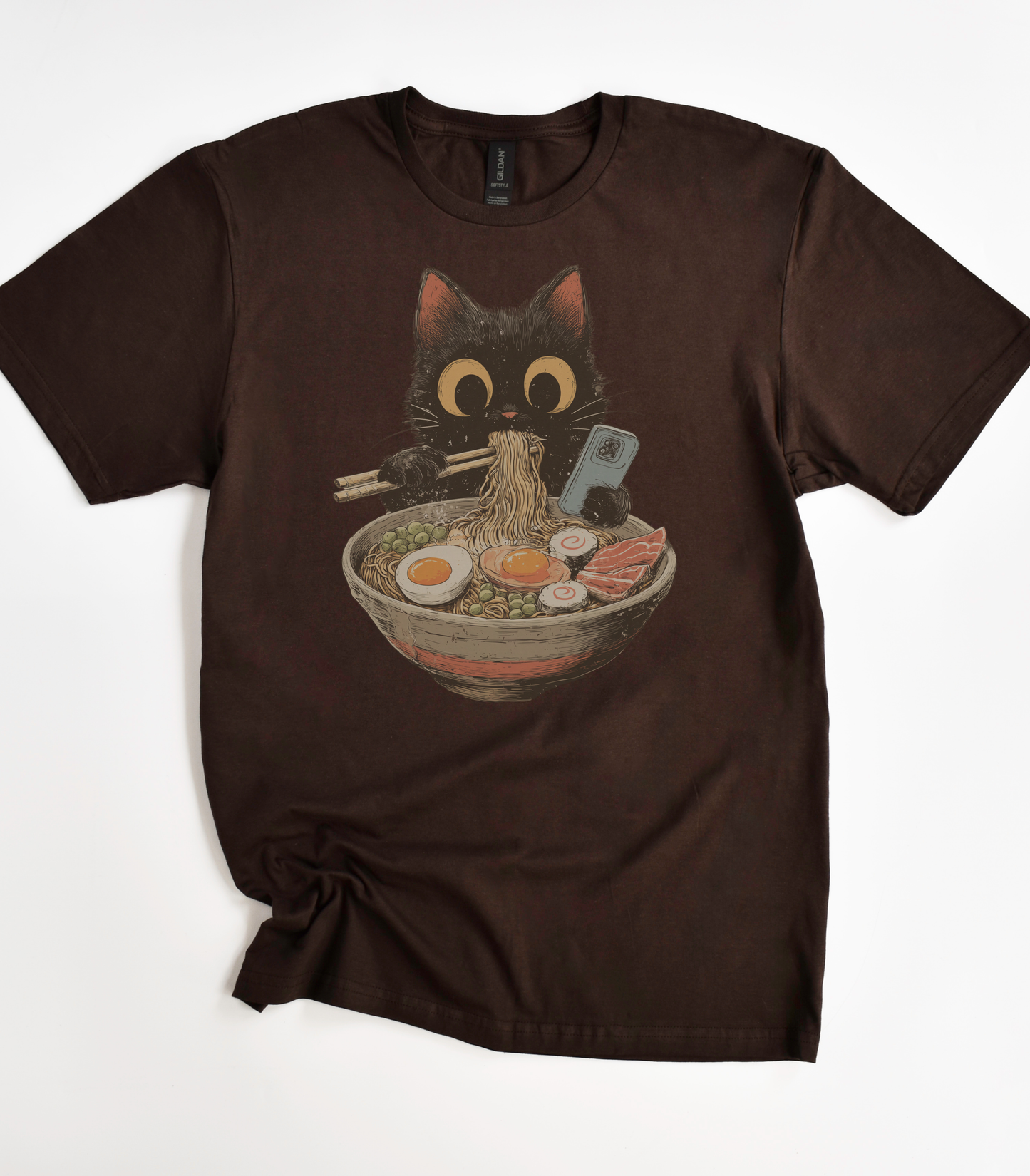 Cute Cat Ramen T-Shirt