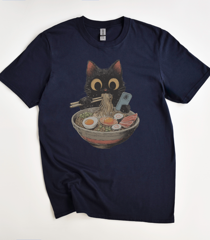 Cute Cat Ramen T-Shirt
