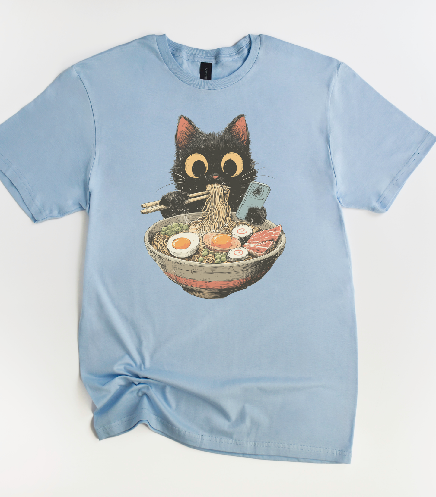 Cute Cat Ramen T-Shirt