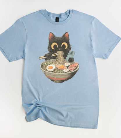 Cute Cat Ramen T-Shirt
