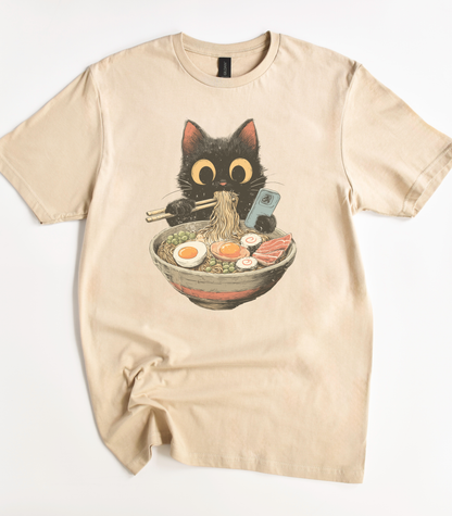 Cute Cat Ramen T-Shirt