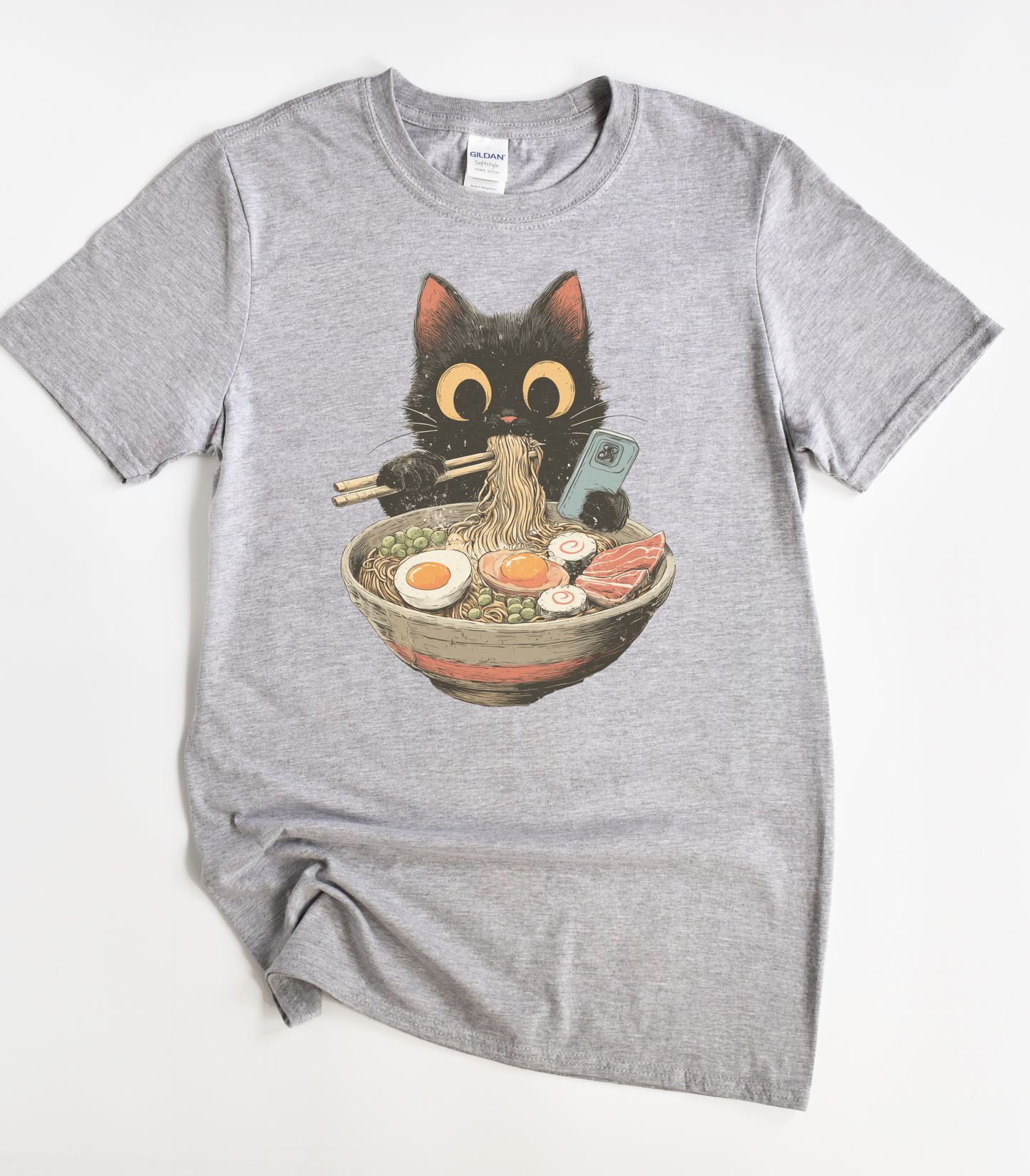 Cute Cat Ramen T-Shirt